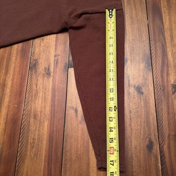 Vintage Weathervane Wool Sweater Small Brown 70s 80s Unisex Womens - Picture 6 of 7